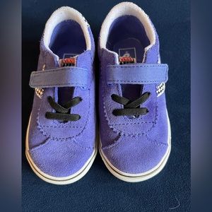 Vans, blue suede